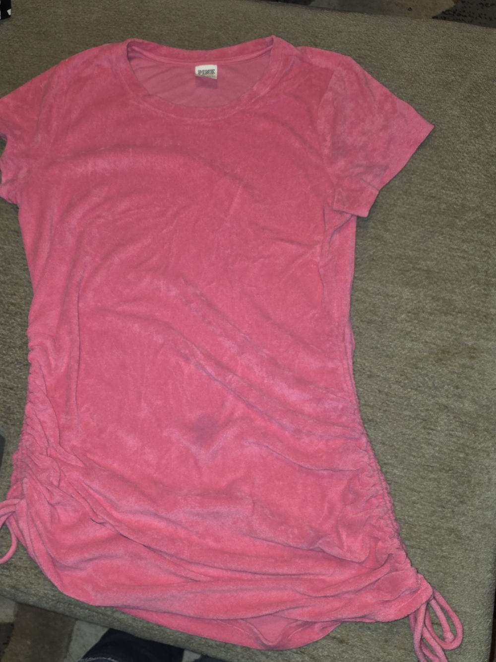 Victoria's Secret PINK Beach Terry Ruched Side Dress XL